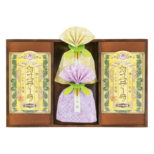 長崎製法カステーラ・緑茶詰合せ No.50