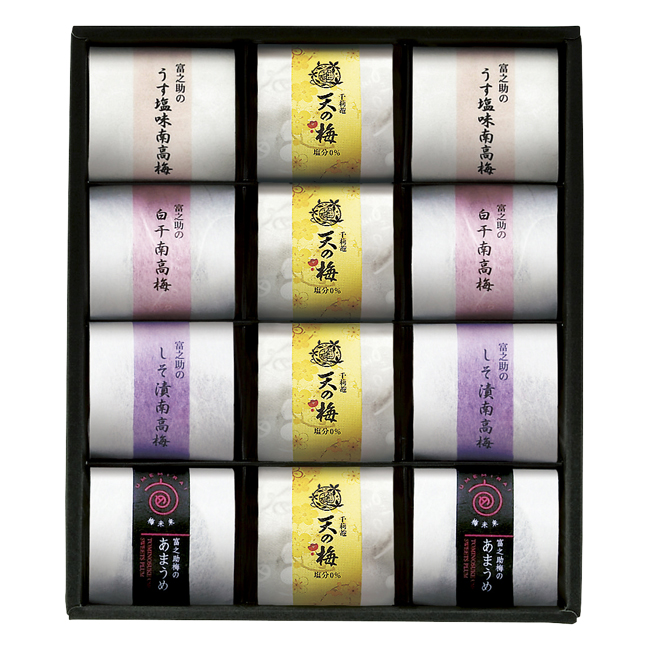 梅未来×千莉菴 「天の梅」紀州南高梅御進物5種詰合せ No.32