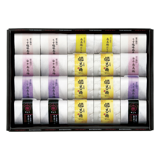 梅未来×千莉菴 「天の梅」紀州南高梅御進物6種詰合せ No.53