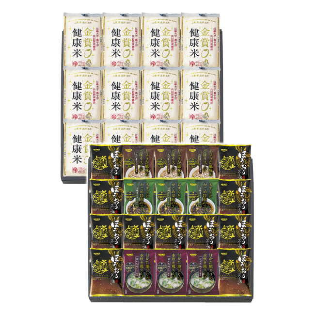 千莉菴 からだにやさしさ+ 国産フリーズドライ ほうおうスープ 「金賞健康米」セット No.110