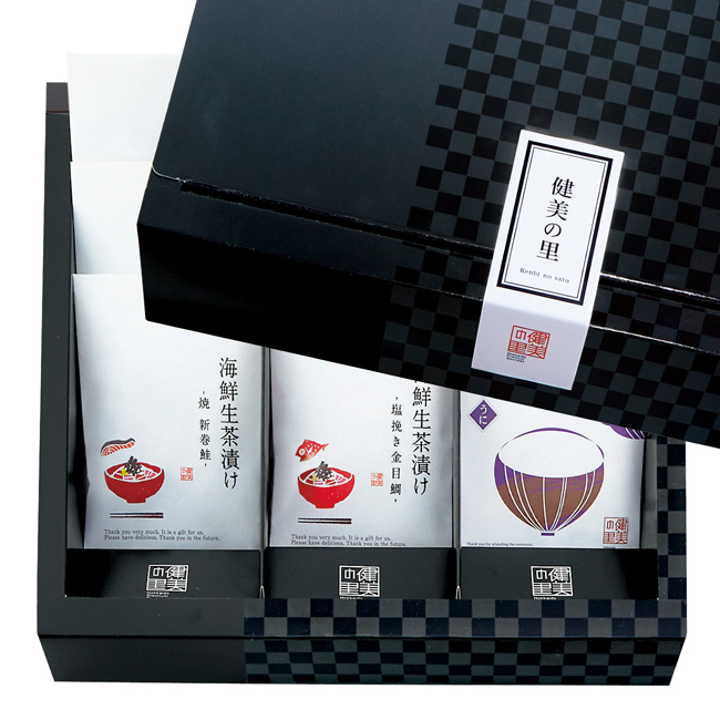 匠菴謹製 極だし Premium 海鮮 生茶漬け・だし味噌汁のギフトセット No.100