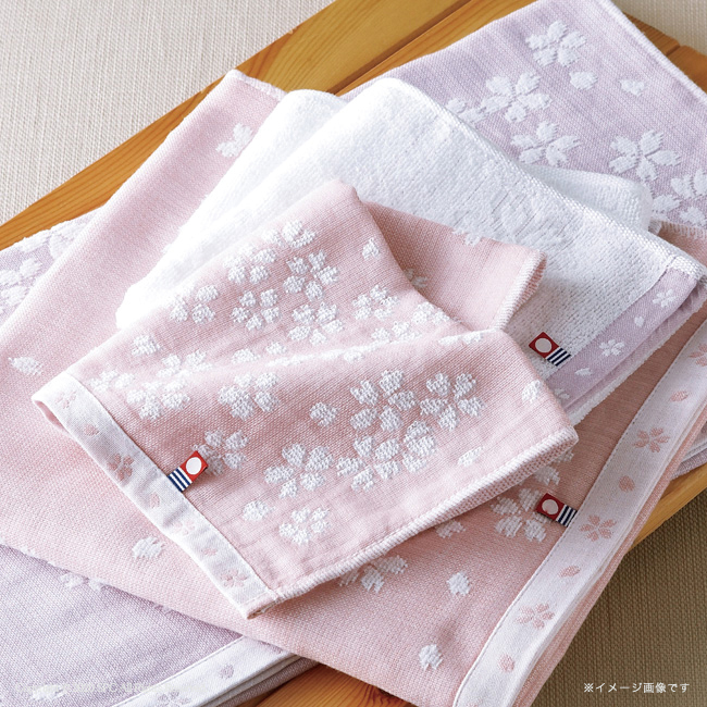 桜おり布 タオルセット No.80