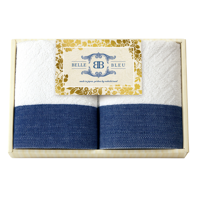 BELLE　BLEU　〈ベルブルー〉　ハンドタオル2Pセット　No.15　40％OFF