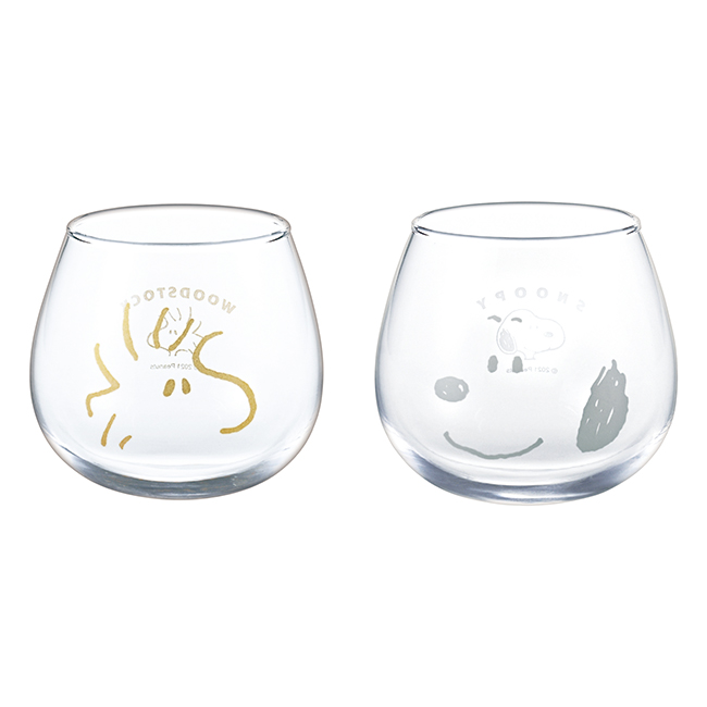 スヌーピー＆ウッドストック　ゆらゆらタンブラーペアセット　No.20