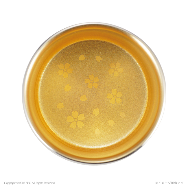ファッションタンブラーさくら（内面金メッキ）　230ml　No.60　割引き商品