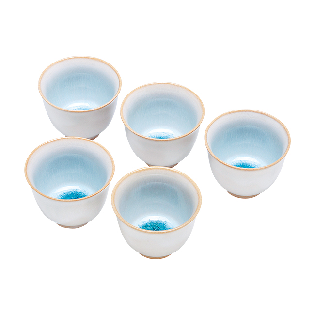萩焼　ソライロ　汲出し揃　No.40　割引き商品