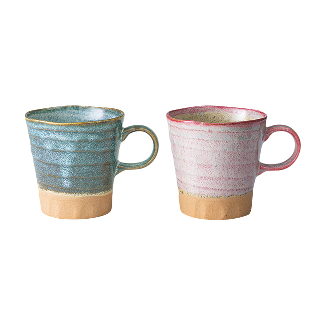 美濃窯変　マグペア　木箱入　No.30　割引き商品