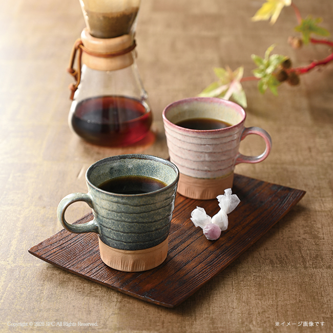 美濃窯変　マグペア　木箱入　No.30　割引き商品