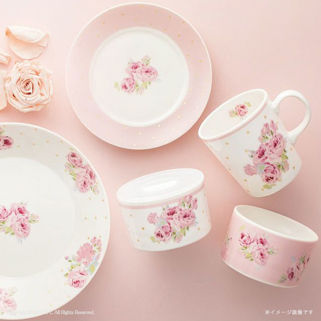 ローラ　アシュレイ　ペアケーキプレートセット　No.25　割引き商品