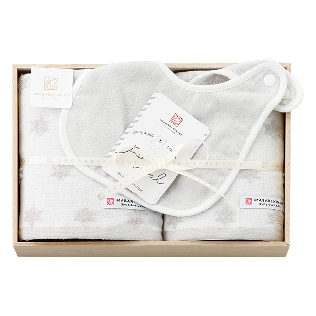 今治謹製 First towel ギフトセット No.40 (グレー)